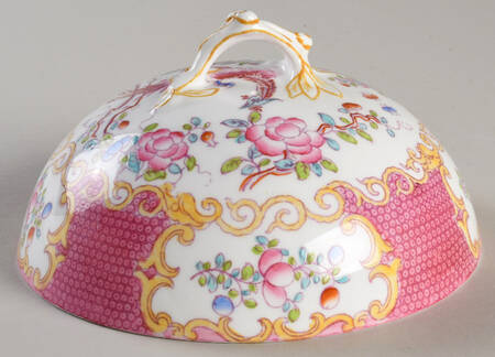 Cockatrice Pink (Smooth, Globe Backstamp) Lid for Round Butter
