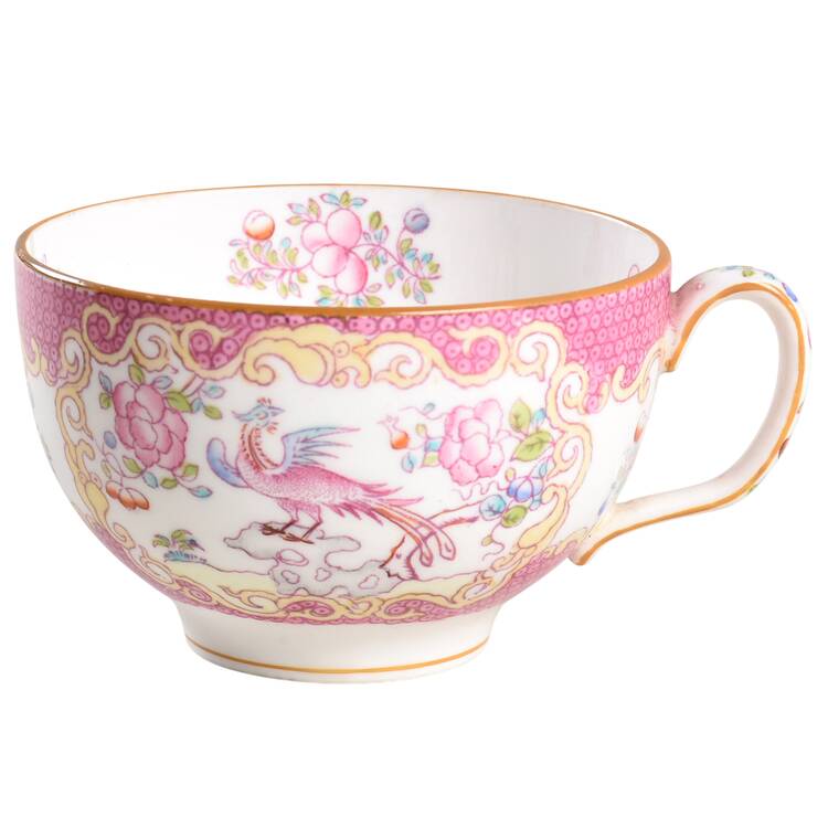 Cockatrice Pink (Smooth, Globe Backstamp) Flat Cup