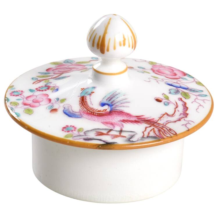 Cockatrice Pink (Smooth, Globe Backstamp) Lid for Coffee Pot