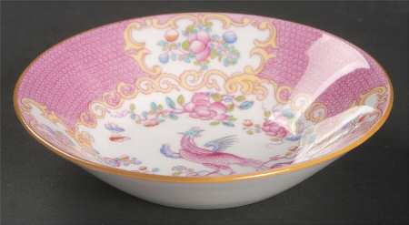 Cockatrice Pink (Smooth, Globe Backstamp) Fruit/Dessert (Sauce) Bowl