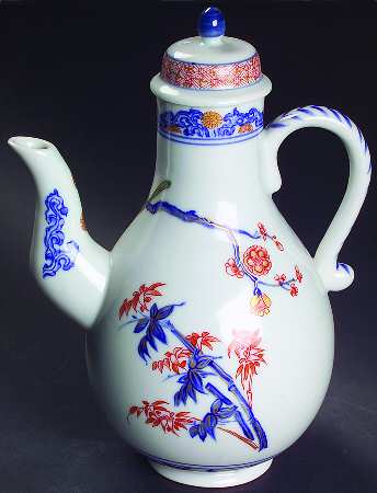Imari Scroll Coffee Pot & Lid