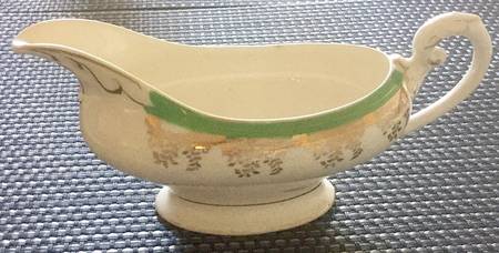 Royalty Green Gravy Boat