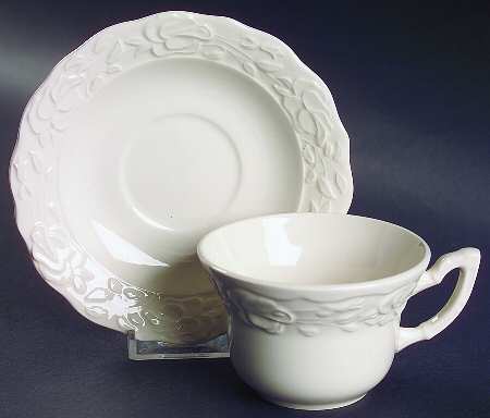 Rosemont Flat Cup & Saucer Set