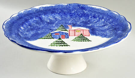 MRK2 12" Diameter Pedestal Cake Stand