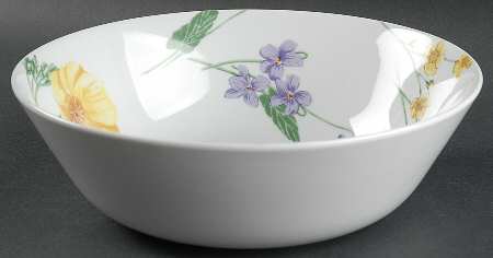 Floral Splendor 9" Round Vegetable Bowl