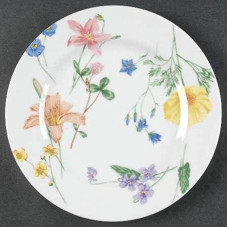 Floral Splendor Salad Plate