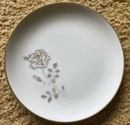 Royal Rose Salad Plate