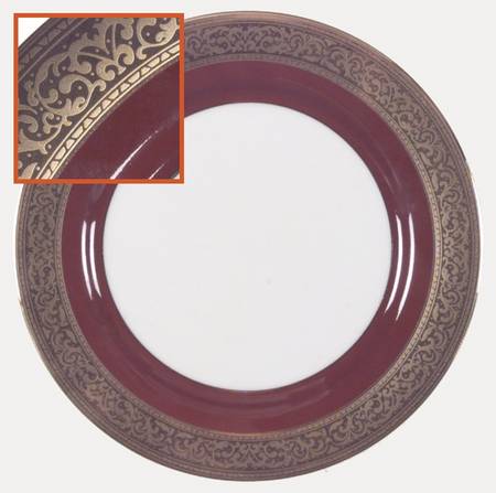 Magnificence Solids Salad Plate