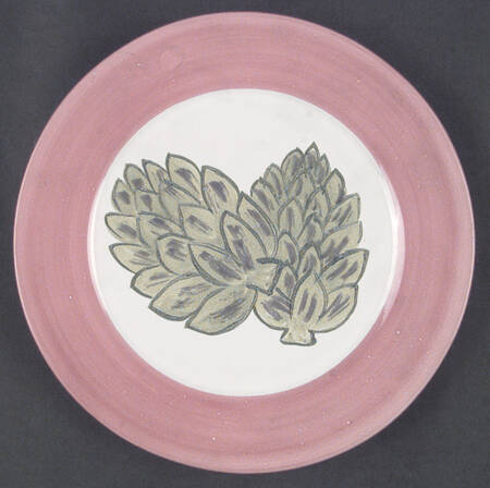Le Jardon Vegetables Dessert Luncheon Plate