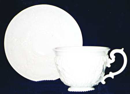 Swan Service (No Trim) Footed Cup & Saucer Set