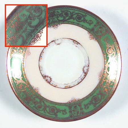 Grasmere Green Saucer for Demitasse Cup