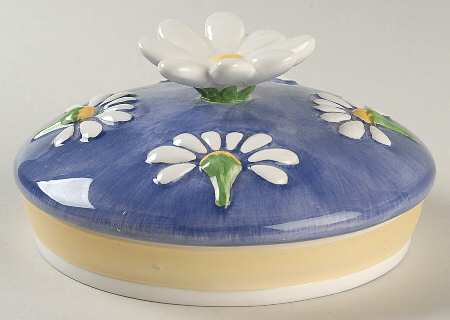 Spring Daisy Lid for Cookie Jar