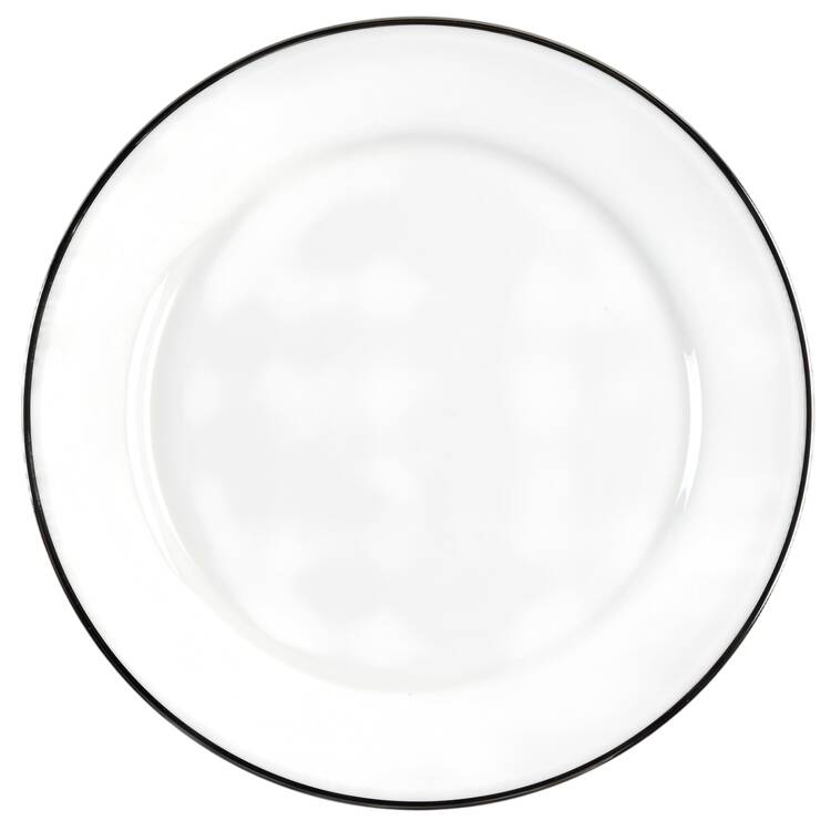 Silver Ring Luncheon Plate
