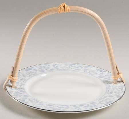 Sienna 5 3/8"-5 5/8" Bamboo Handled Serving Plate  HC