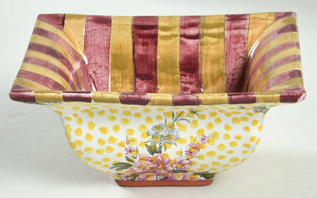 Torquay Frank Mustard Square Soup/Cereal Bowl