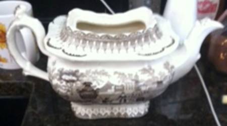 Canova Brown Teapot No Lid