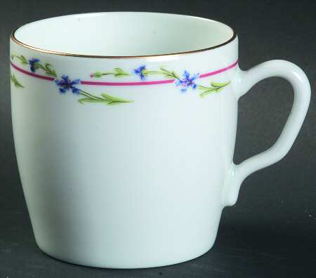 Cornflower Garland Flat Cup