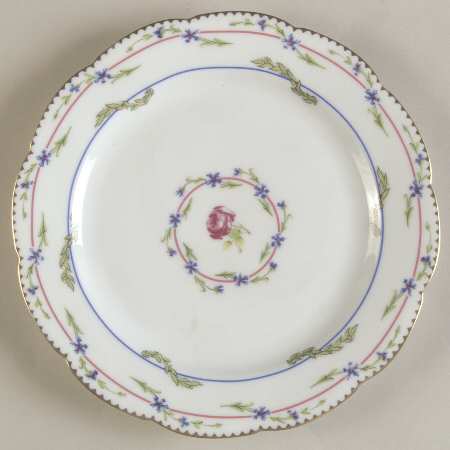 Cornflower Garland Bread & Butter Plate
