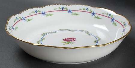 Cornflower Garland Coupe Soup Bowl