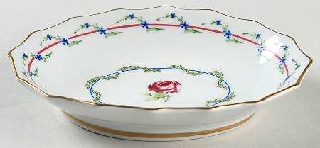Cornflower Garland 5" Lobed Tray