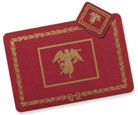 Gabriel Currant Red Corkboard Placemat