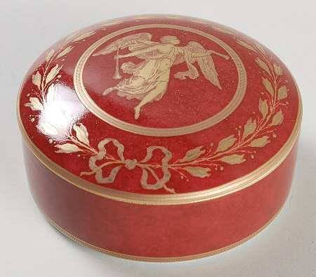 Gabriel Currant Red 3" Round Box & Lid