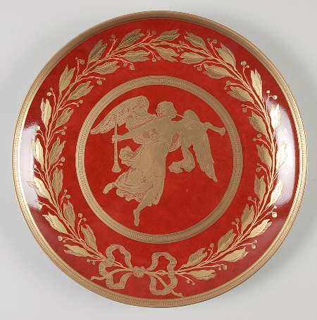 Gabriel Currant Red Luncheon Plate
