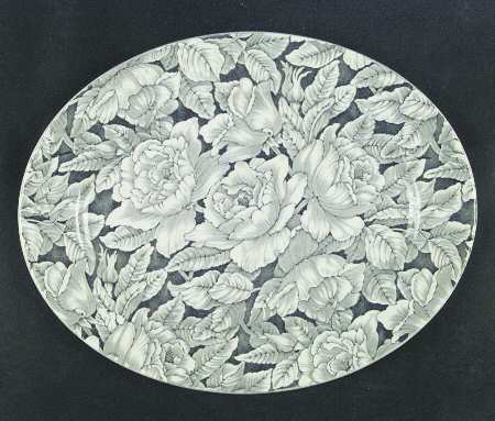 Bermuda Green 12" Oval Serving Platter