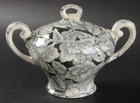 Bermuda Green Sugar Bowl & Lid