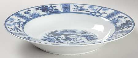 Imari Bird Large Rim Soup Bowl