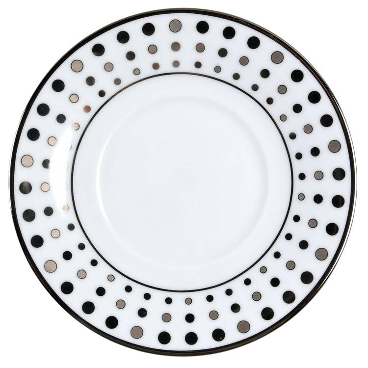 Platinum Dot Saucer