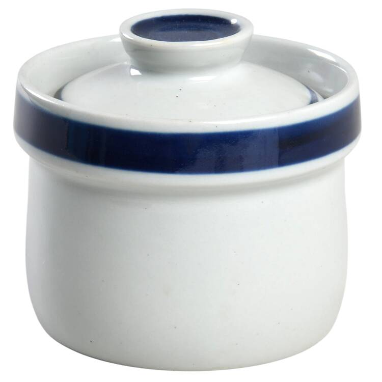Blue Monterrey Sugar Bowl & Lid