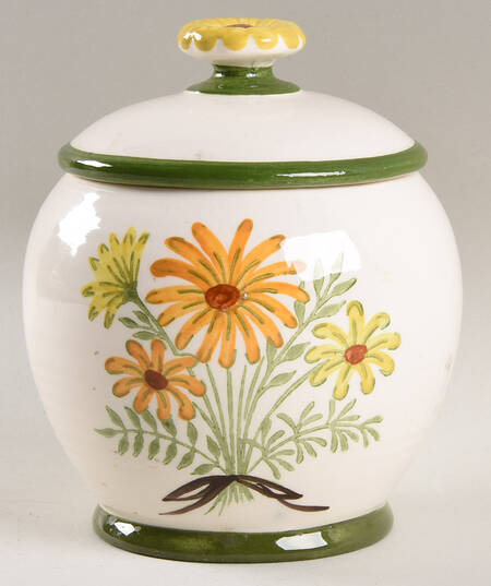 Daisy Bouquet Small Canister & Lid