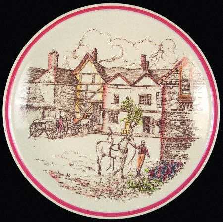 Bits of Old England Luncheon Plate