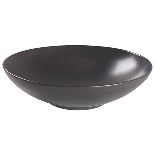 Stone Glaze Black 11" Round Vegetable Bowl