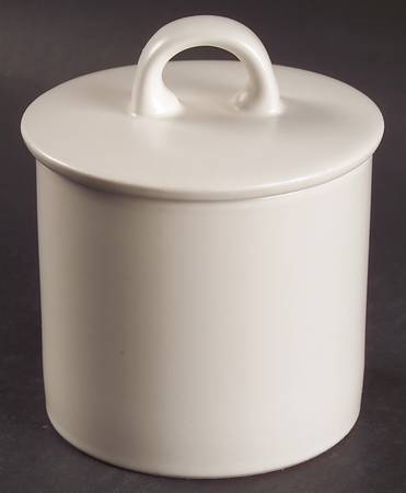 Origami White Sugar Bowl & Lid