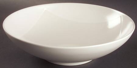 Origami White 11" Round Vegetable Bowl
