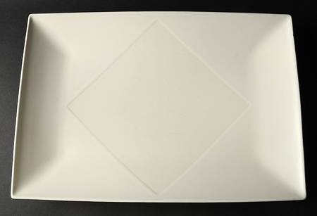 Origami White 15" Oval Serving Platter
