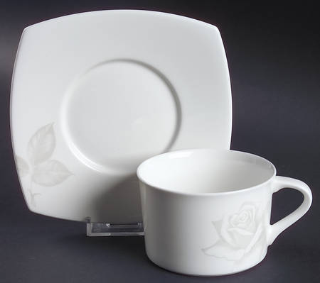 Endless Love Flat Cup & Saucer Set