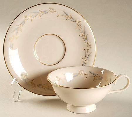 Rhapsody Footed Cup & Saucer Set