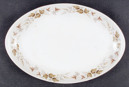 Fresh Leaf 12" Oval Serving Platter