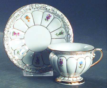 MSS73 Footed Demitasse Cup & Saucer Set