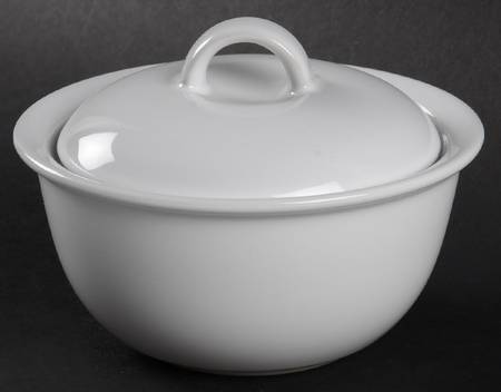 White Cliff Sugar Bowl & Lid