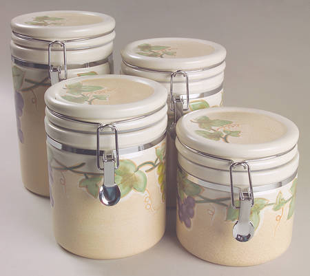 Chablis (4 Piece) Canister Set (Box Set)