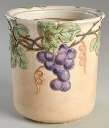 Chablis Large Sculpted Canister No Lid & Seal