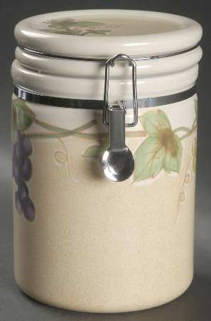 Chablis Large Canister with Hinged Lid
