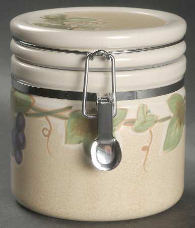 Chablis Small Canister with Hinged Lid