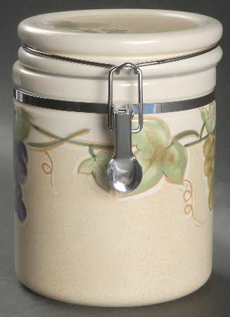 Chablis Medium Canister with Hinged Lid