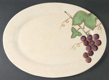 Chablis 16" Oval Serving Platter