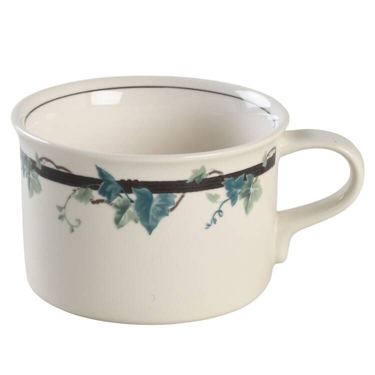 Ebony Accent Flat Cup
